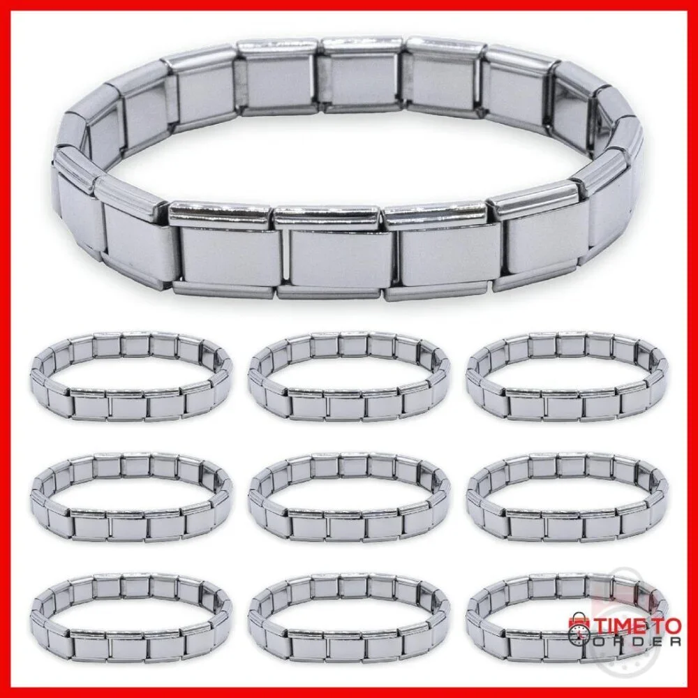 Stainless Steel Italian Charm Bracelet Modular D Linq Jewelry